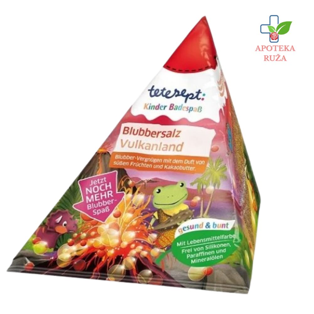 Tetesept Svet vulkana šumeća so za decu 50gr