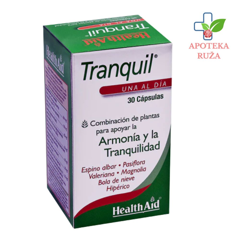 Tranquil protiv stera i psihičke napetosti 30 kapsula HealthAid