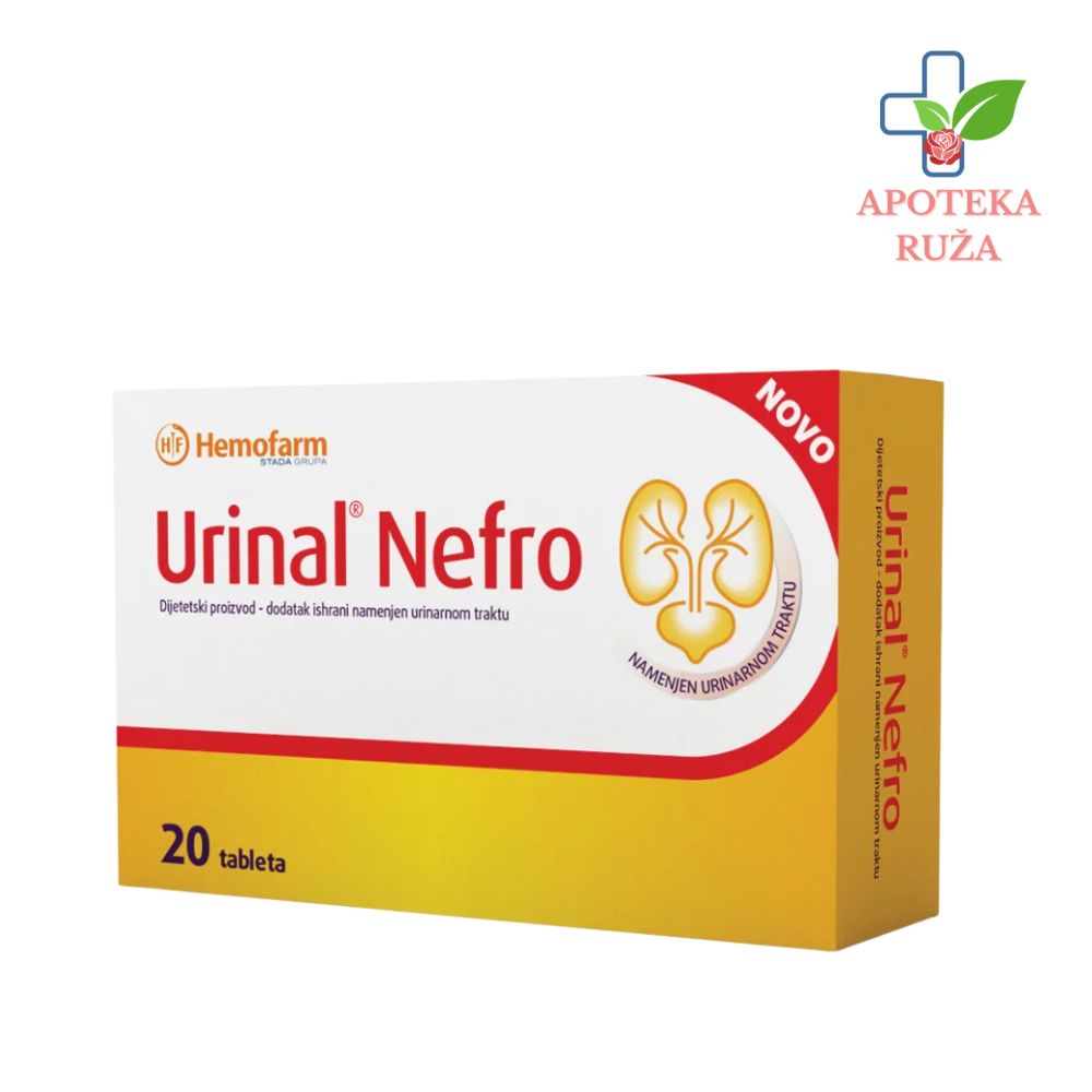 Urinal Nefro protiv kamena i peska u bubrezima 20 tableta
