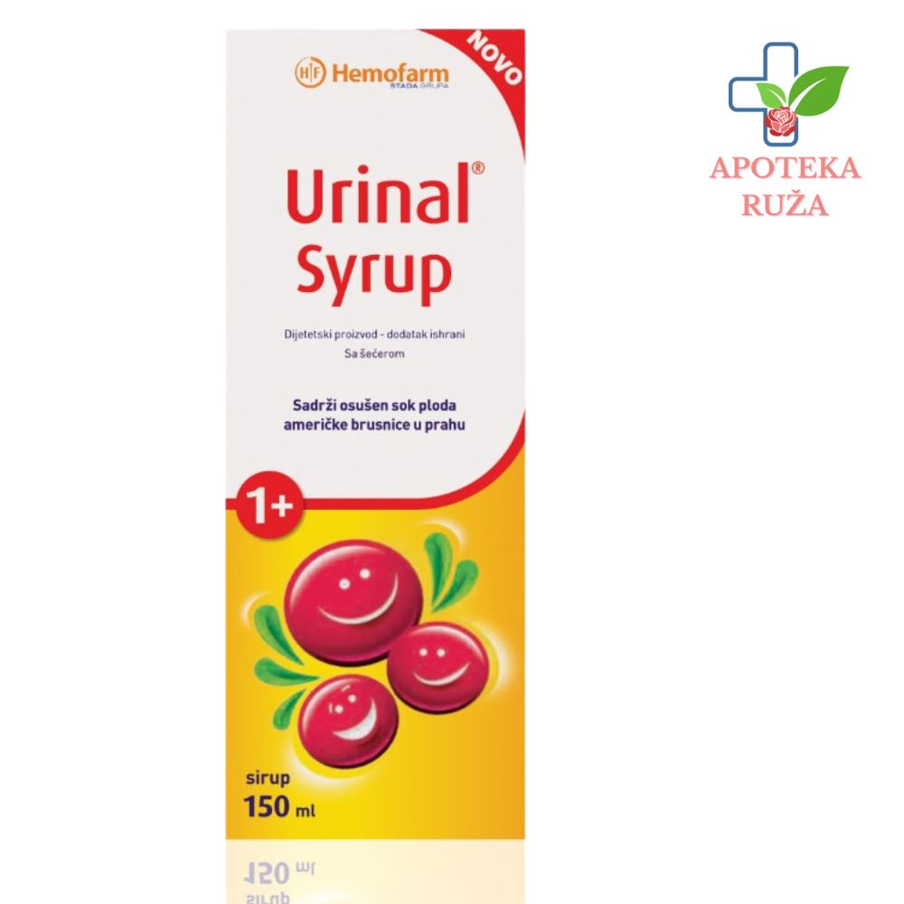 Urinal sirup za decu od 1+ protiv urinarnih infekcija na bazi brusnice 150ml