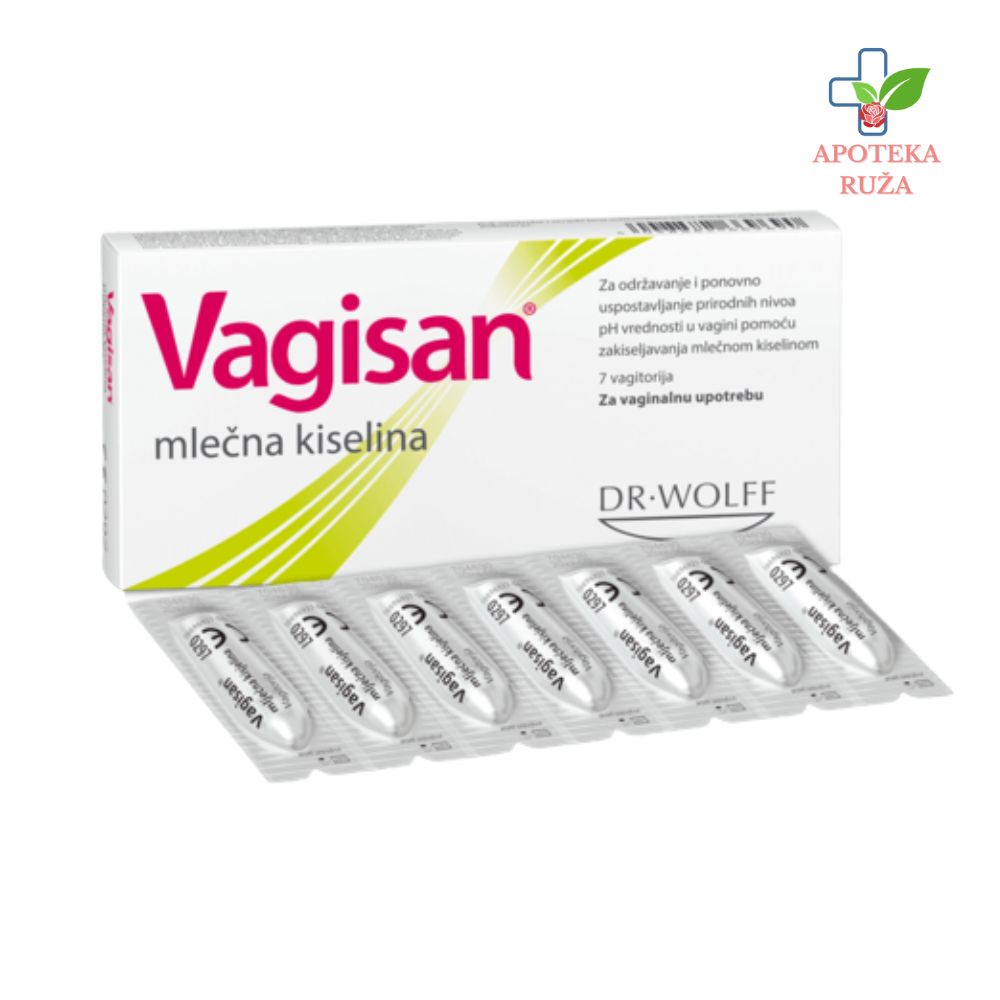 Vagisan vaginalete sa mlečnom kiselinom za očuvanje vaginalne flore 7 komada