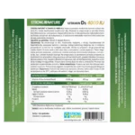 Strong Nature Vitamin D3 4000 IU u ekstra devičanskom maslinovom ulju 30 kapsula