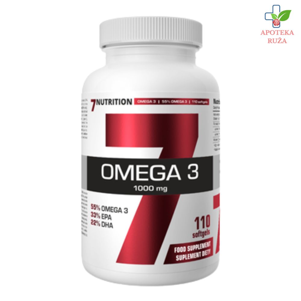 7Nutrition Omega 3 1000mg 110 kapsula