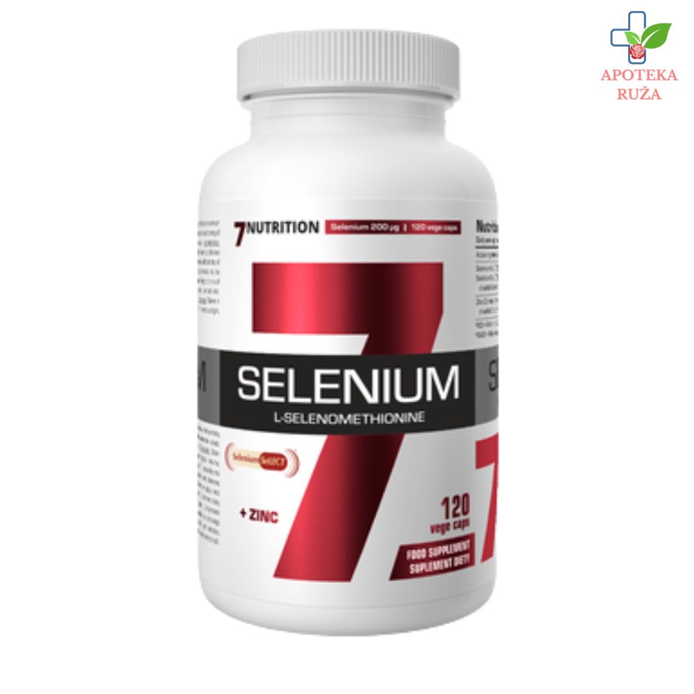 7Nutrition Selenium 200mcg 120 kapsula