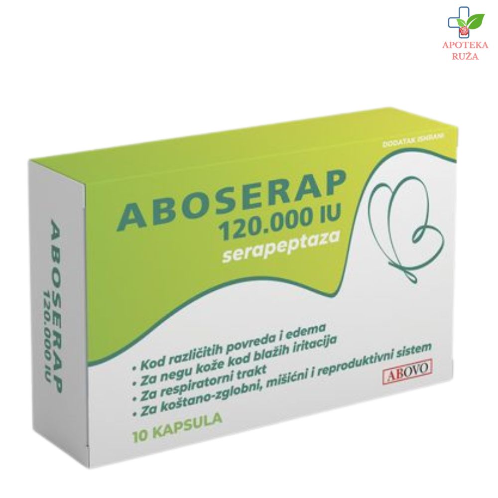 Aboserap protiv otoka i bola 120 000IU 10 kapsula