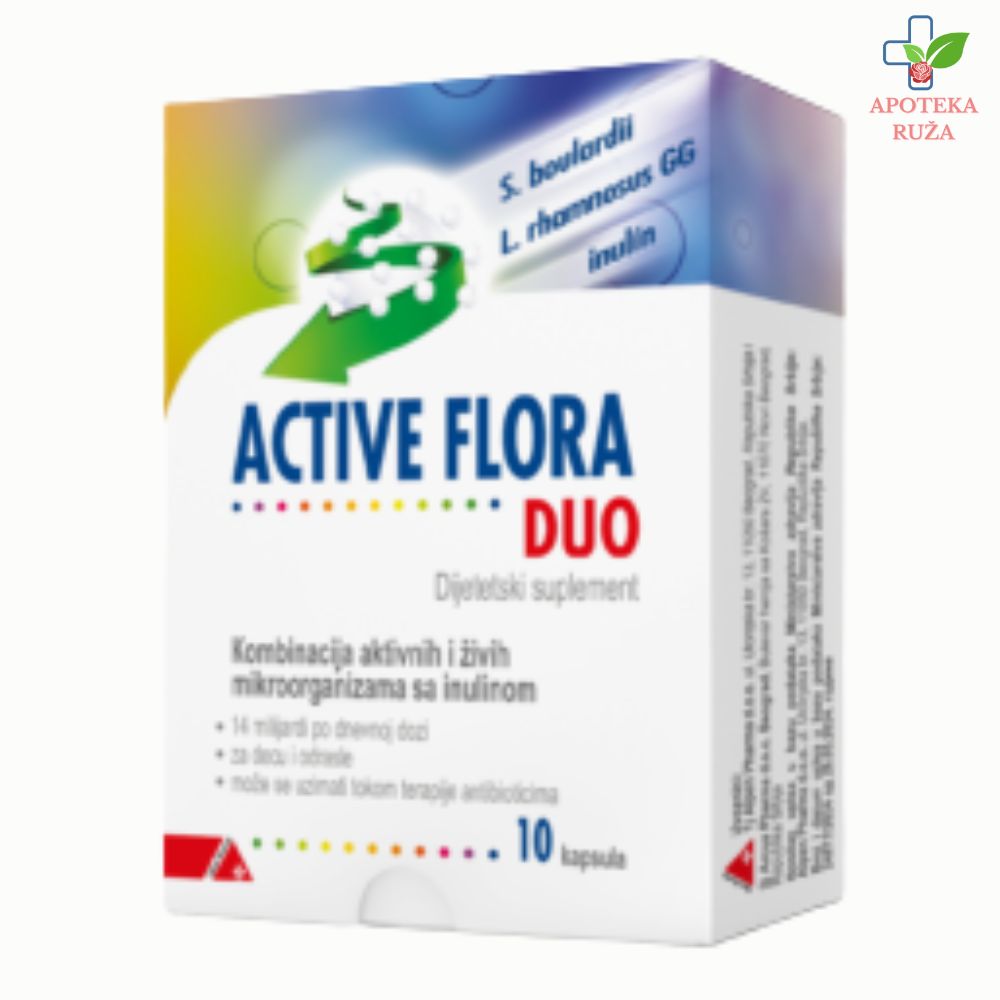 Active Flora Duo probiotik 10 kapsula