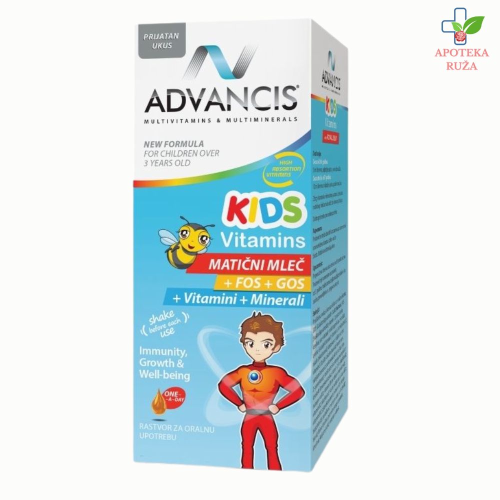 Advancis Kids Vitamins Royal Jelly (matični mleč) rastvor za imunitet i apetit 150ml