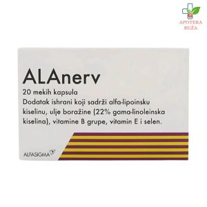 Alanerv za normalnu funkciju nervnog sistema 20 kapsula