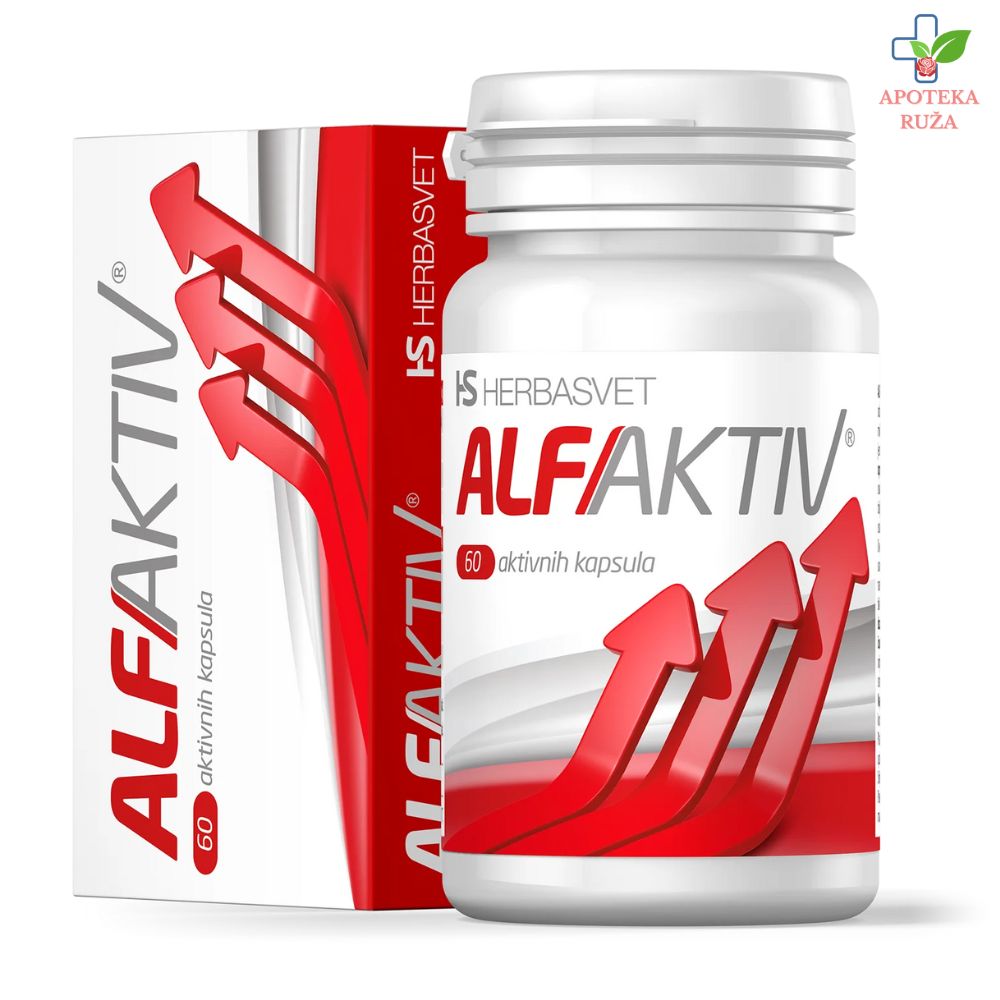 Alfa Aktiv kapsule za poboljšanje plodnosti i potencije kod muškaraca 60 komada
