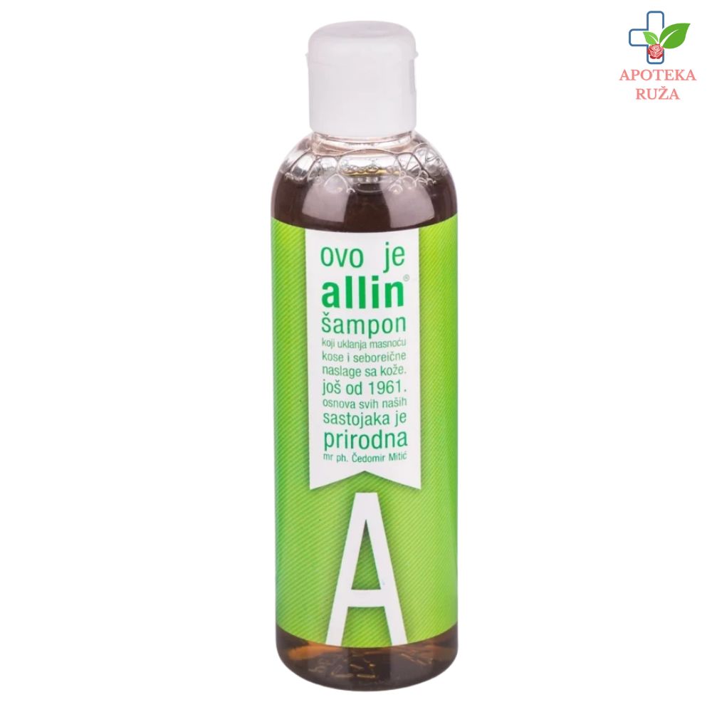 Allin šampon protiv masne kose i seboreje 200ml