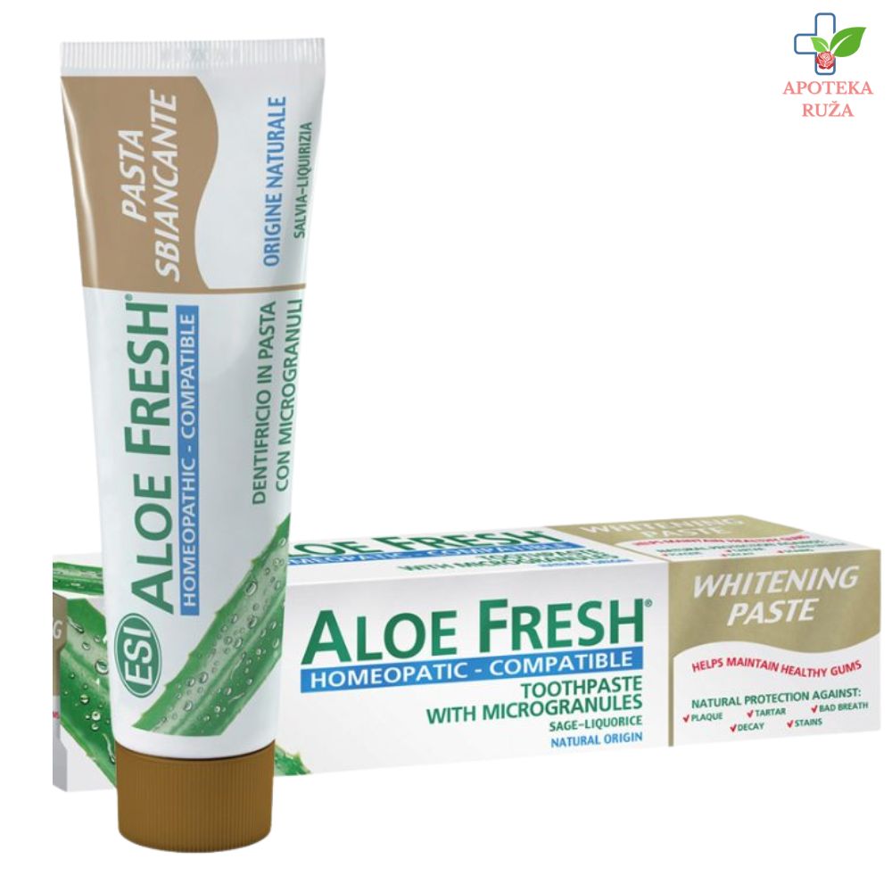 Aloe Fresh Whitening homeopatska pasta za zube 100ml