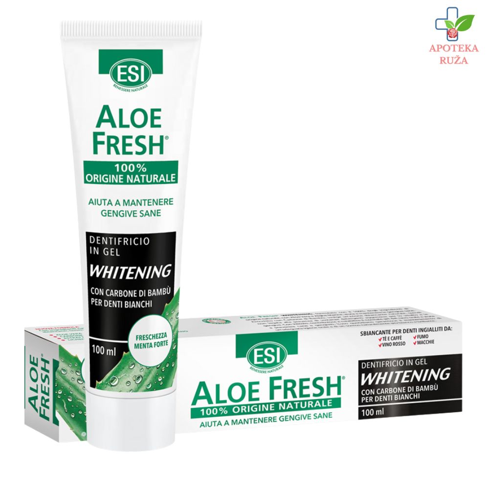 Aloe Fresh pasta za zube na bazi aktivnog uglja 100ml