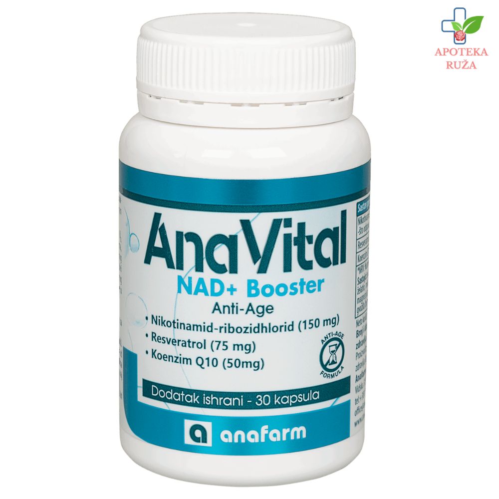 AnaVital (NAD+ booster) eliksir mladosti u kapsulama – 30 kapsula