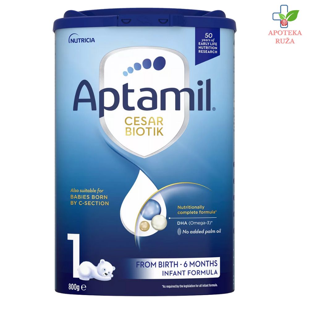 Apramil Cesar Biotic 1 za bebe rođene carskim rezom 800gr