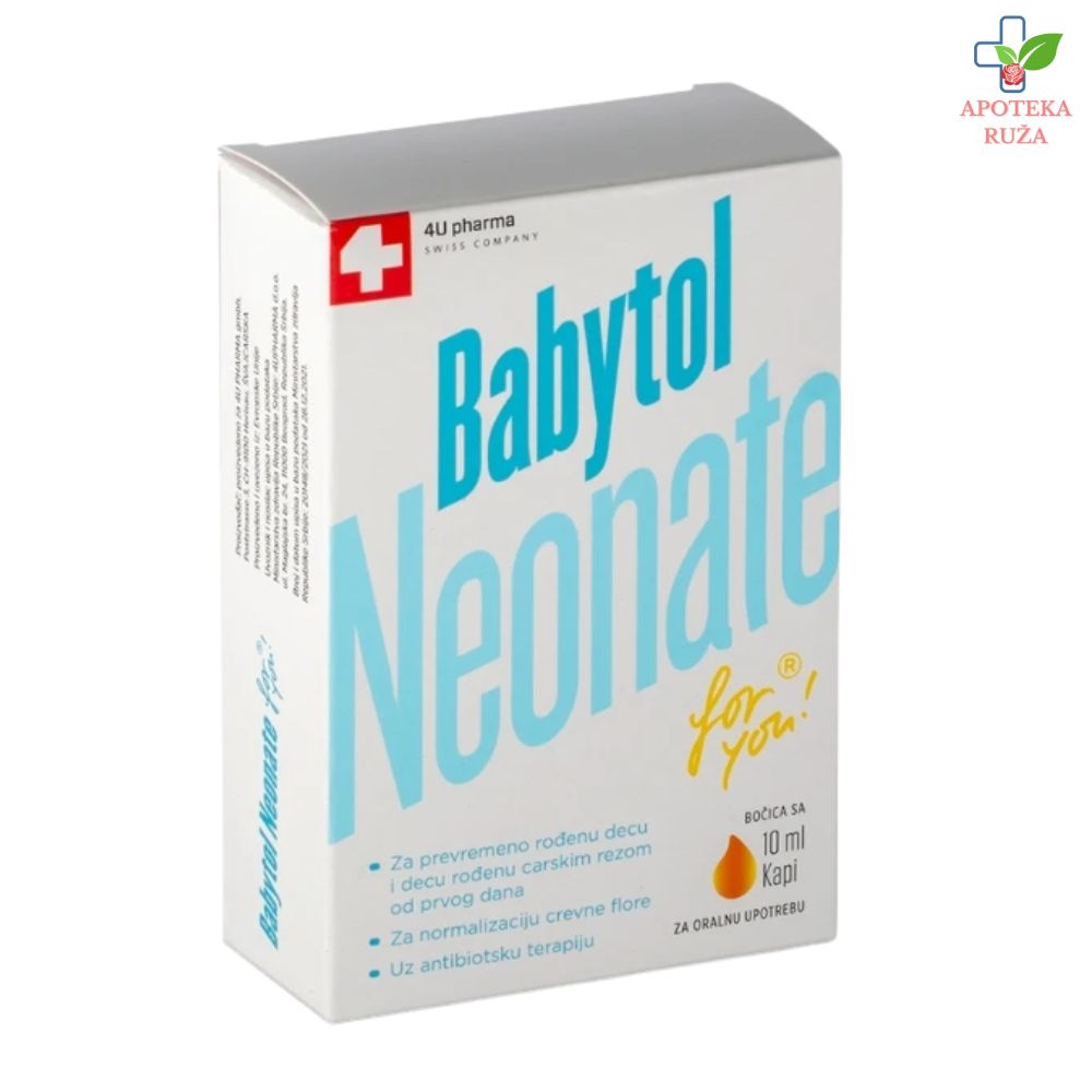 Babytol Neonate za prevremeno rođene bebe i bebe rođene carskim rezom – normalizuje crevnu floru 10ml
