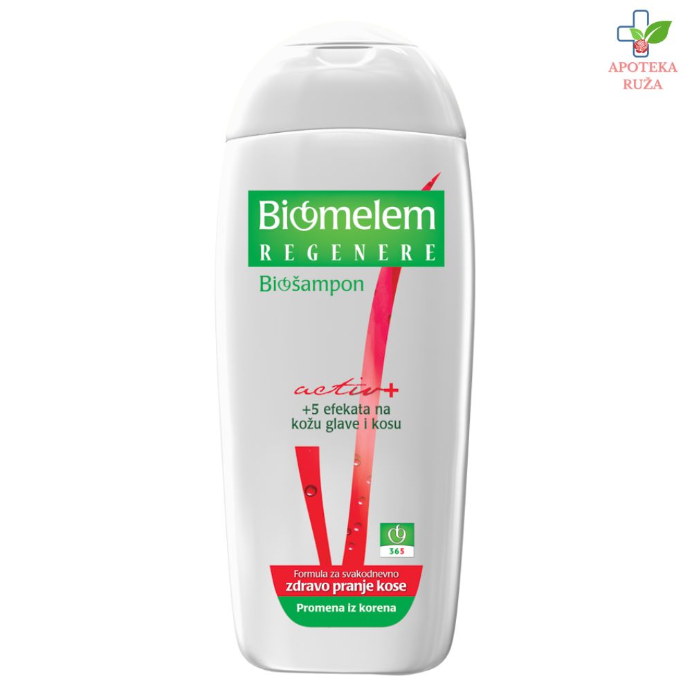 Biomelem Active + šampon za sve tipove kose i za svakodnevnu upotrebu 222ml