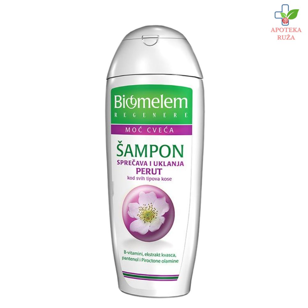 Biomelem šampon moć cveća protiv peruti 222ml