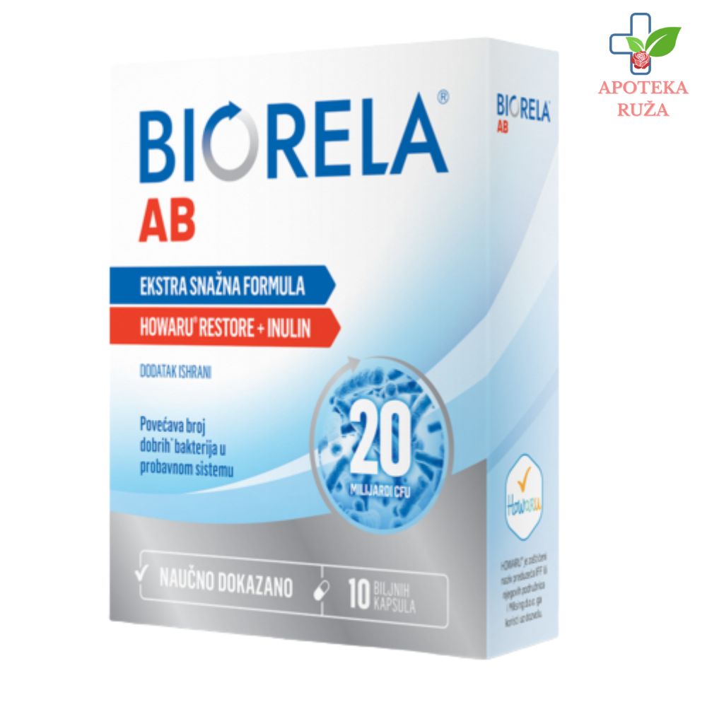 Biorela AB probiotik 10 kapsula