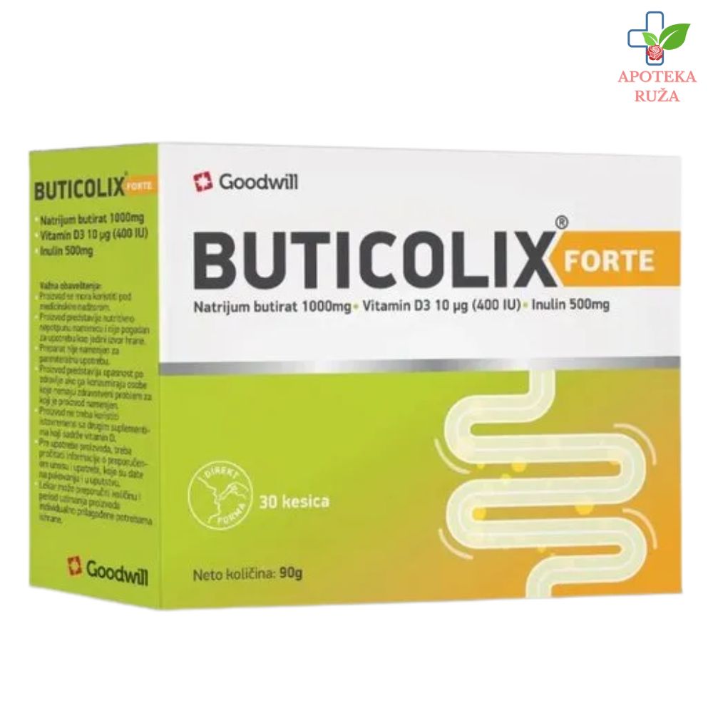 Buticolix Forte protiv sindroma nervoznih creva 30 kesica