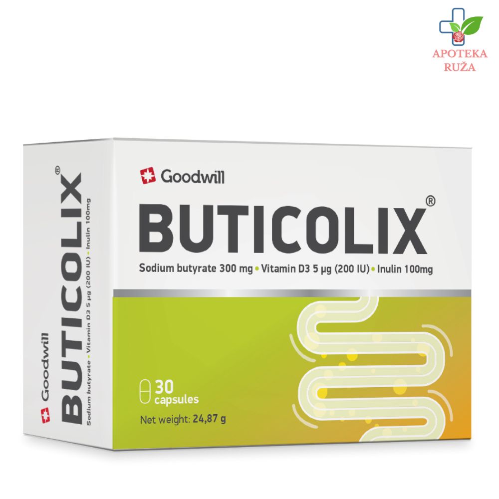Buticolix protiv sindroma nervoznih creva 30 kapsula
