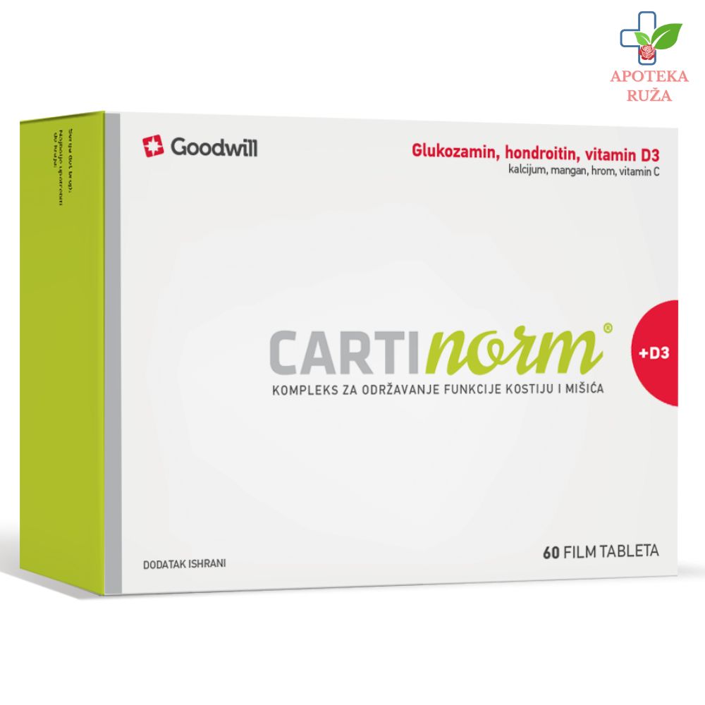 Cartinorm + D3 za zdravu hrskavicu 60 tableta