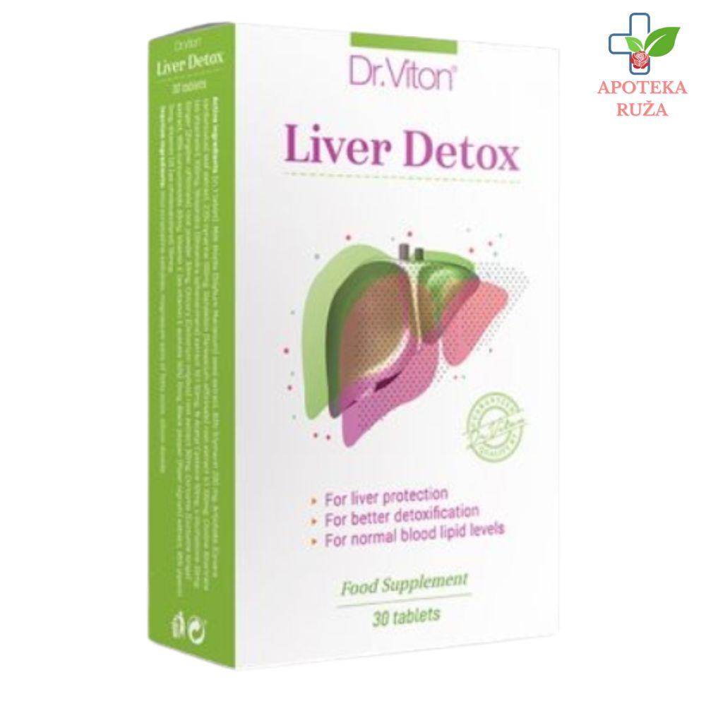 Dr Viton Liver Detox za čišćenje jetre 30 kapsula