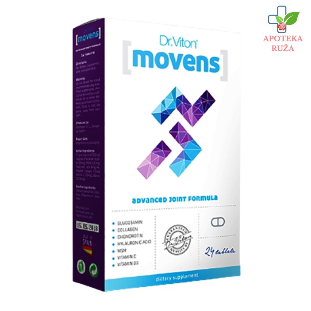 Dr Viton Movens tablete za jačanje kostiju i zglobova 24x500mg
