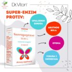 Dr Viton Serrapeptase protiv upale, otoka i bola 80 000 IU 30 kapsula