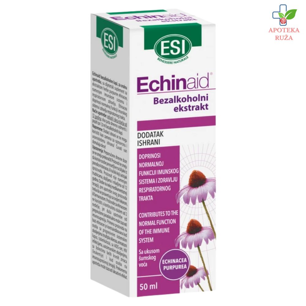 Echinaid bezalkoholne kapi za imunitet 50ml