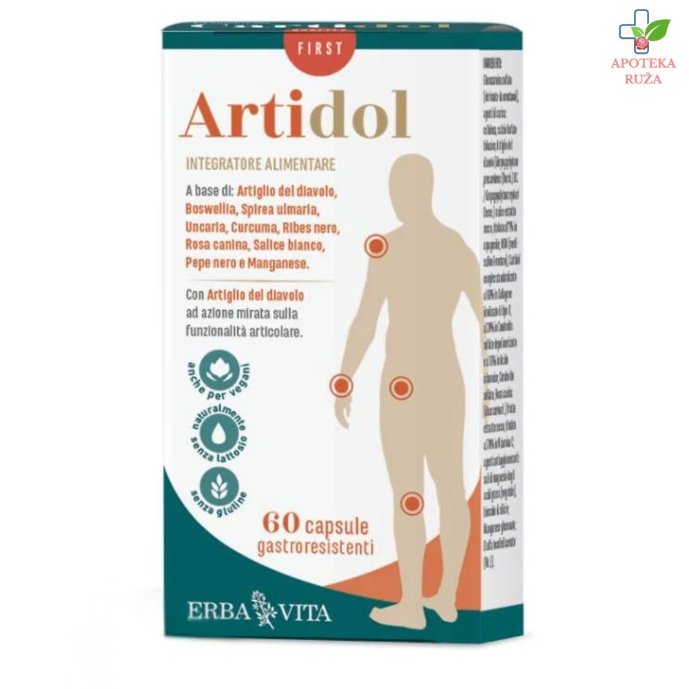 ErbaVita Artidol protv bolova u kostima i zglobovima 60 kapsula