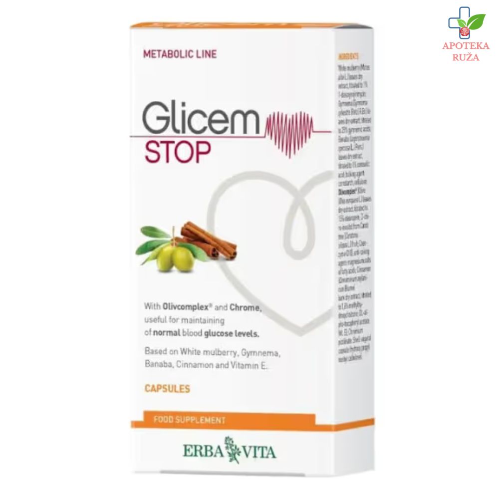 ErbaVita Glicem za regulaciju šećera 60 kapsula