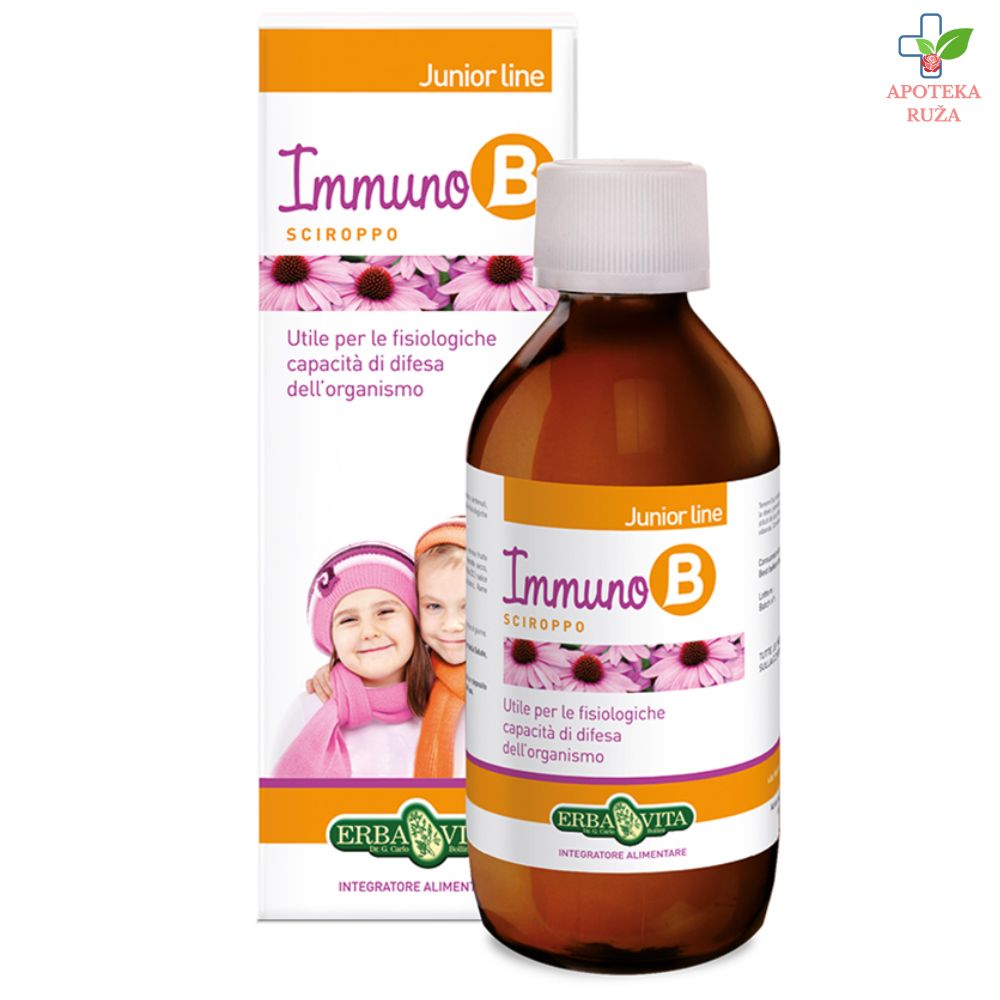 ErbaVita Immuno B sirup za imunitet namenjen deci 150ml