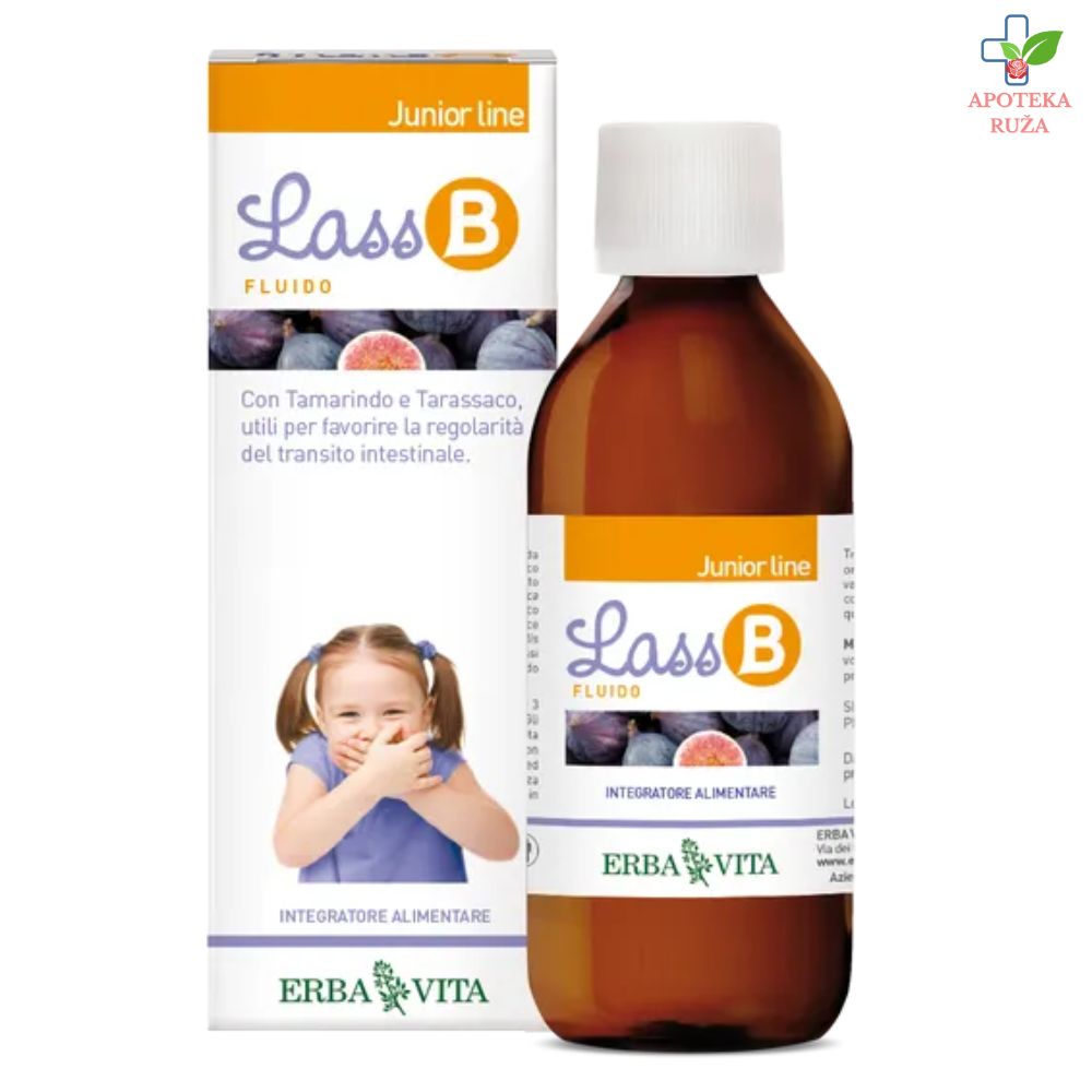 ErbaVita Lass B sirup protiv zatvora kod dece za 0+150ml