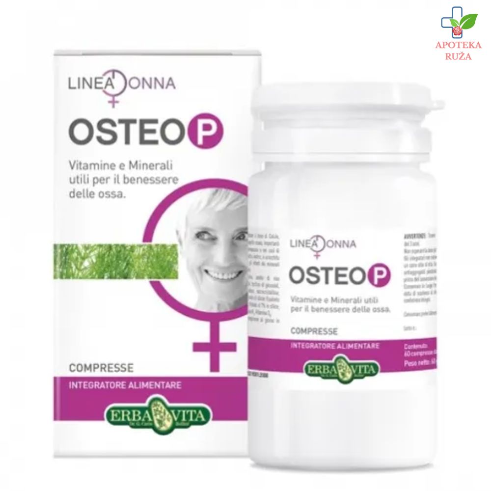 ErbaVita Osteo P za jake kosti 60 kapsula
