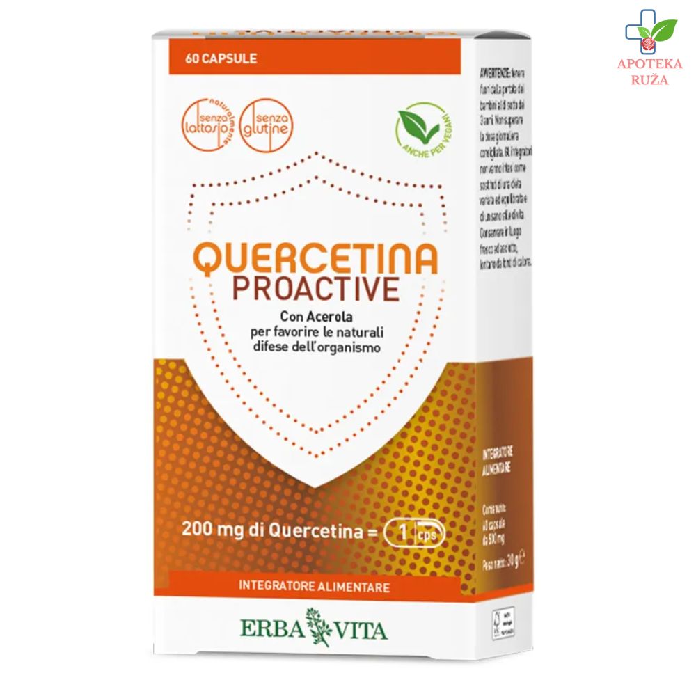 ErbaVita Quercetin Proactive 60 kapsula