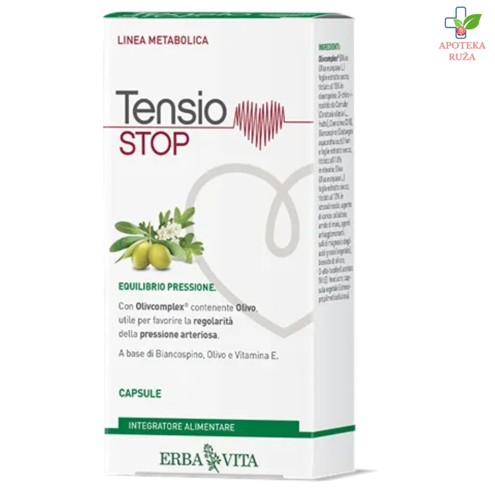 ErbaVita Tensio Stop za normalan krvni pritisak 45 kapsula