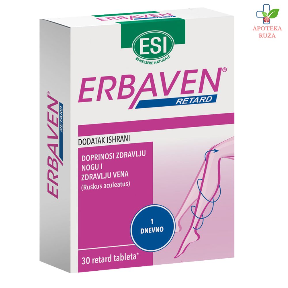 Erbaven Retard protiv proširenih vena 30 tableta