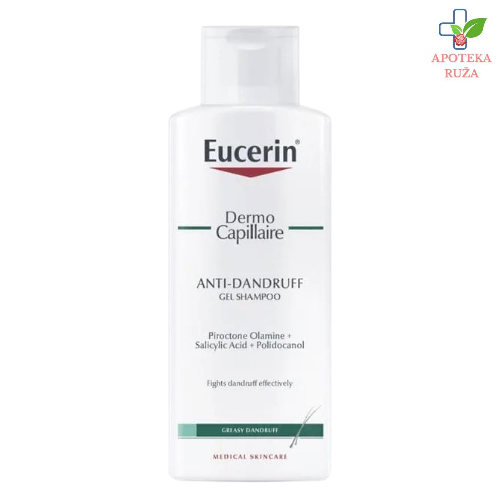 Eucerin DermoCapillaire Gel šampon protiv masne peruti 250ml 69654