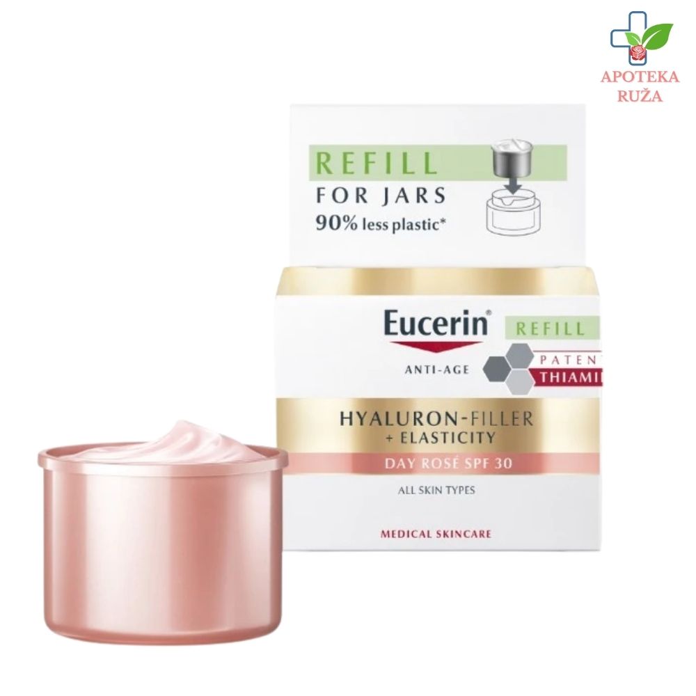 Eucerin Hyaluron-Filler + Elasticity Dnevna krema SPF 30 Rose 50ml REFIL 99545