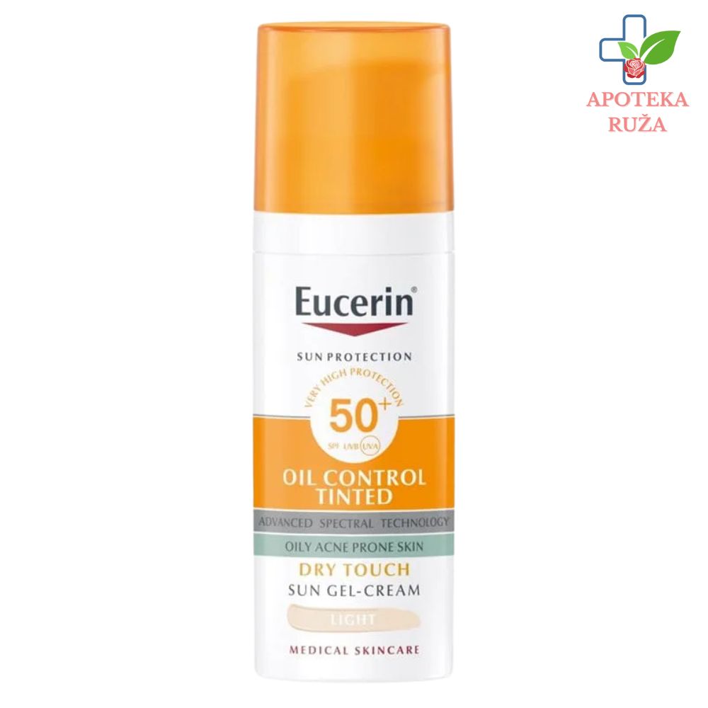 Eucerin Oil Control Tonirani Gel-krem za zaštitu masne kože od sunca SPF 50+ Svetli 87937