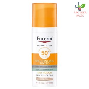 Eucerin Oil Control Tonirani Gel-krem za zaštitu masne kože od sunca SPF 50+ Tamni 87942