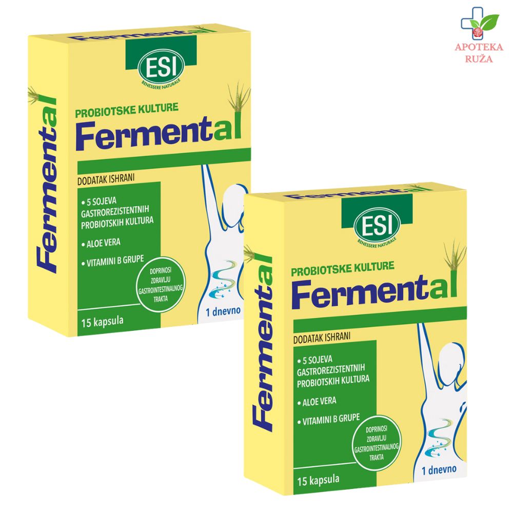 Fermental probiotik 15 kapsula DUO PACK