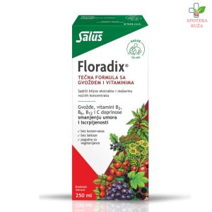 Floradix tečna formula sa gvožđem i vitaminima za imunitet 250ml