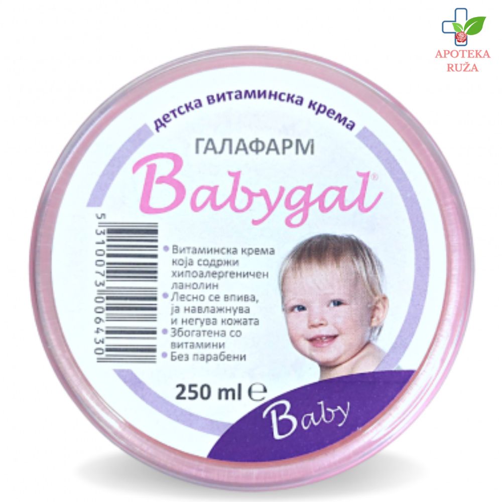 Gala Babygal vitaminska bebi krema za negu i zaštitu kože 250ml
