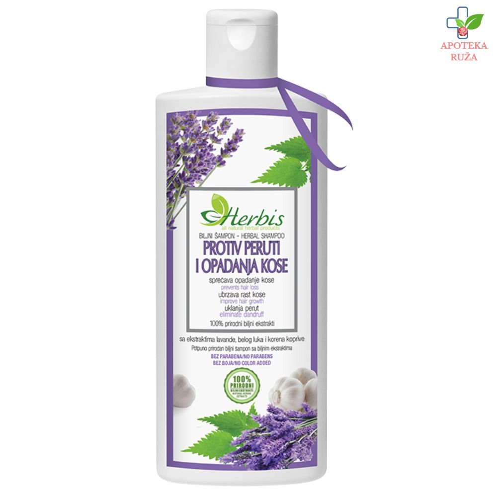 Herbis šampon protiv peruti i opadanja kose 200ml