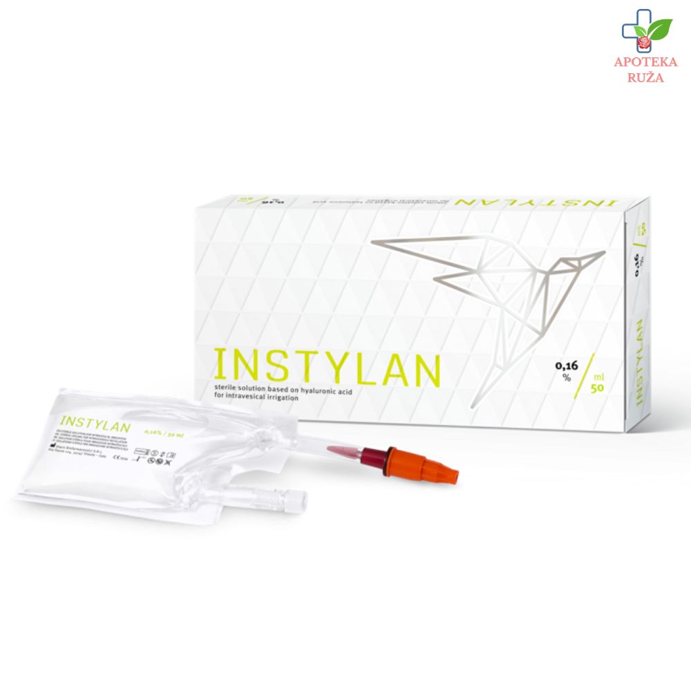 Instylan rastvor za ispiranje mokraćne bešike sa 0,16% hijaluronske kiseline 50ml