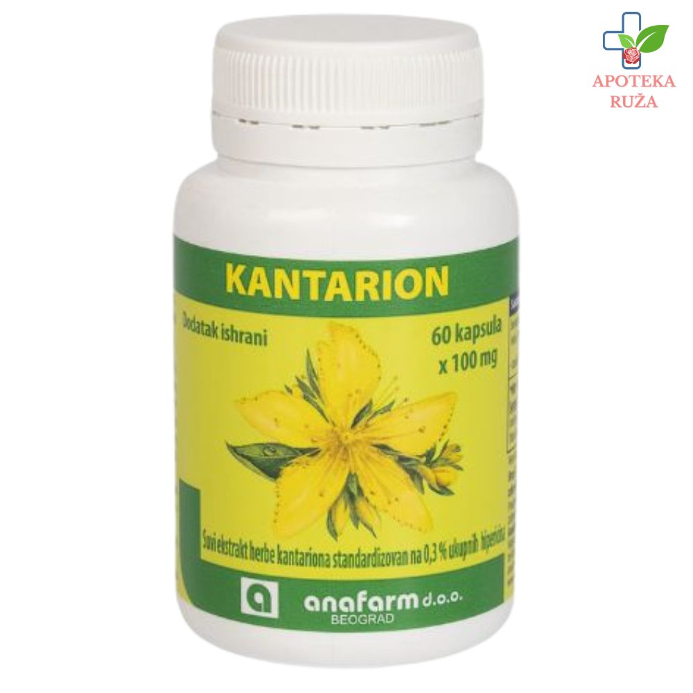 Kantarion kapsule za smirenje i protiv psihičke napetosti 60 kapsula