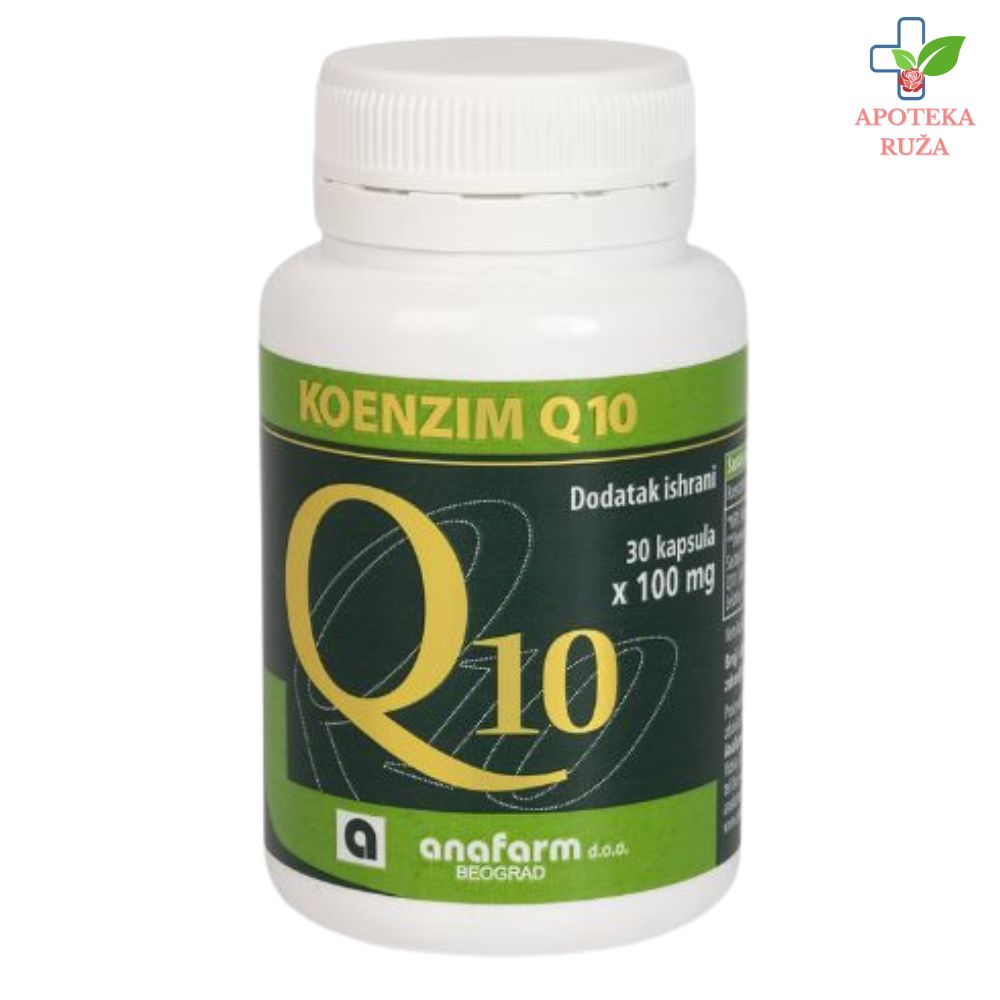 Koenzim Q10 30x100mg Anafarm