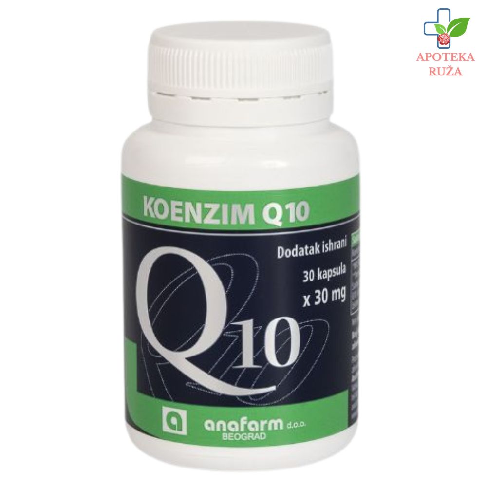 Koenzim Q10 30x30mg Anafarm