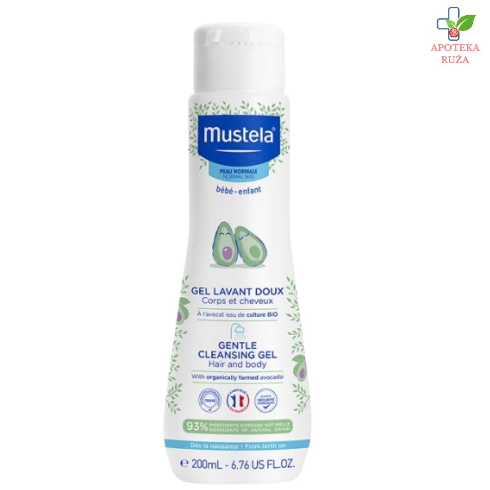 Mustela Blagi gel za kupanje sa organskim avokadom 200ml
